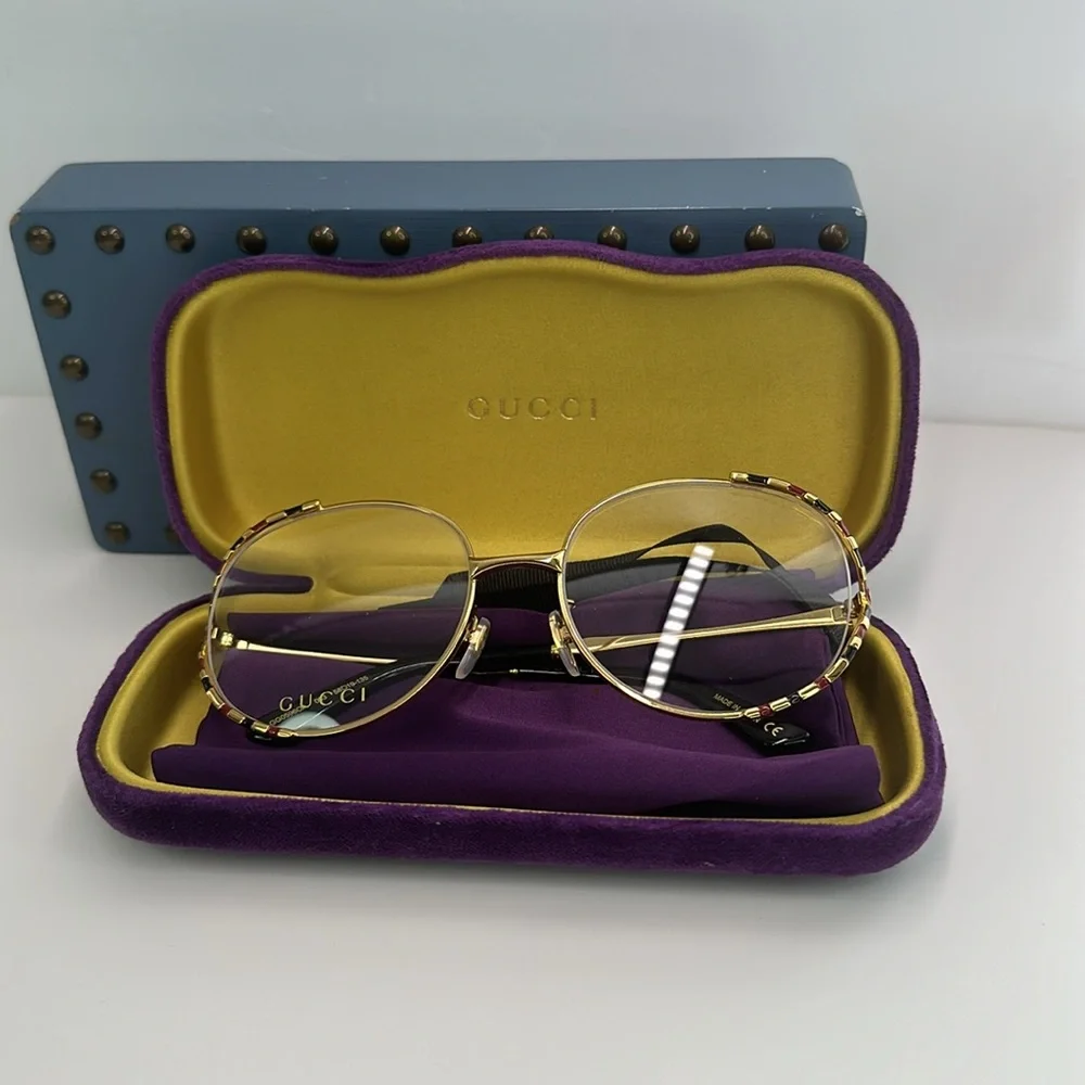 New Authentic Gucci GG0596OA - Alternate Fit Eyeglasses Women